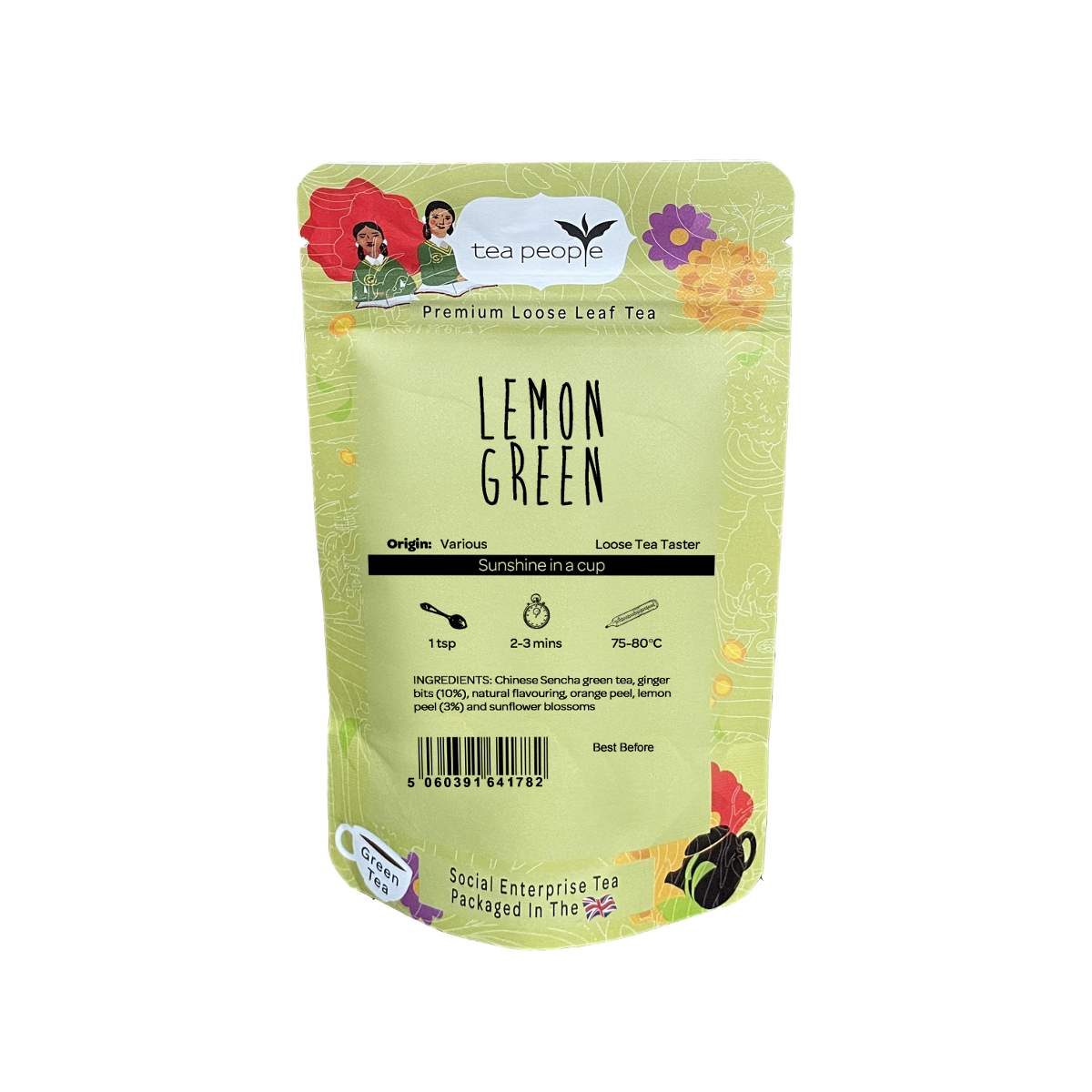 Lemon Green - Loose Green Tea - Loose Tea Taster Pack