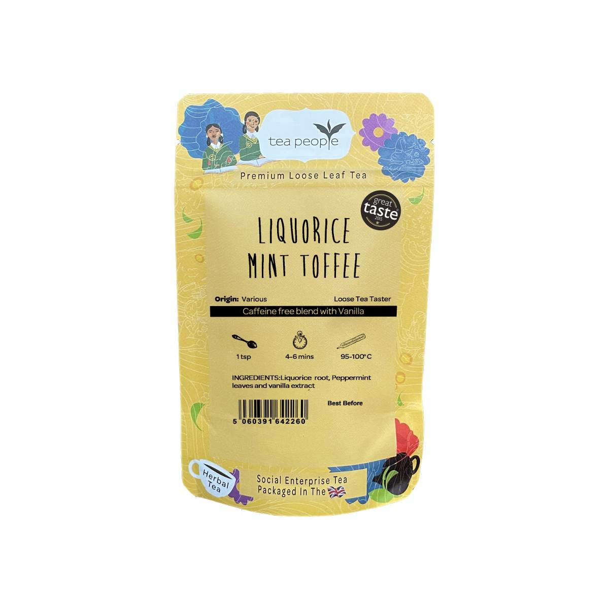 Liquorice Mint Toffee - Loose Herbal Tea - Loose Tea Taster Pack