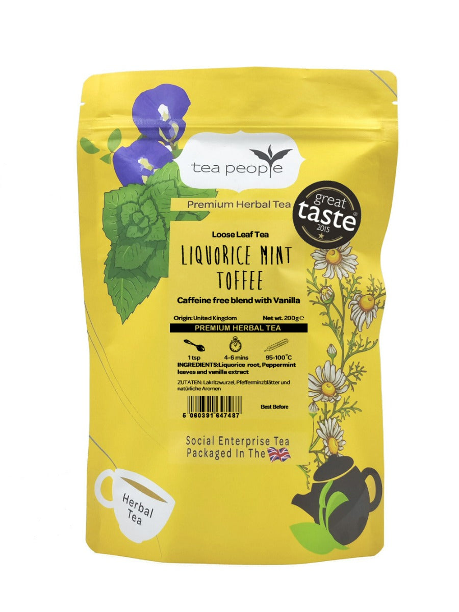 Liquorice Mint Toffee - Loose Herbal Tea - 200g Refill Pack