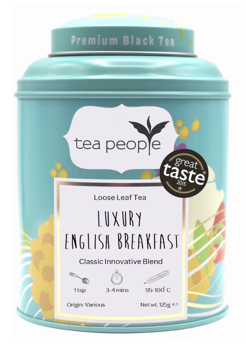 Luxury English Breakfast - Loose Black Tea - 125g Tin Caddy