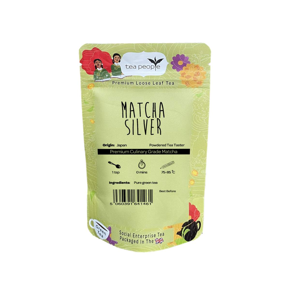 Matcha Silver - Powdered Green Tea - 10g Tea Taster Pack