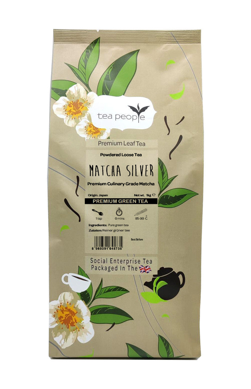 Matcha Silver - Powdered Green Tea - 1kg SmallCatering Pack