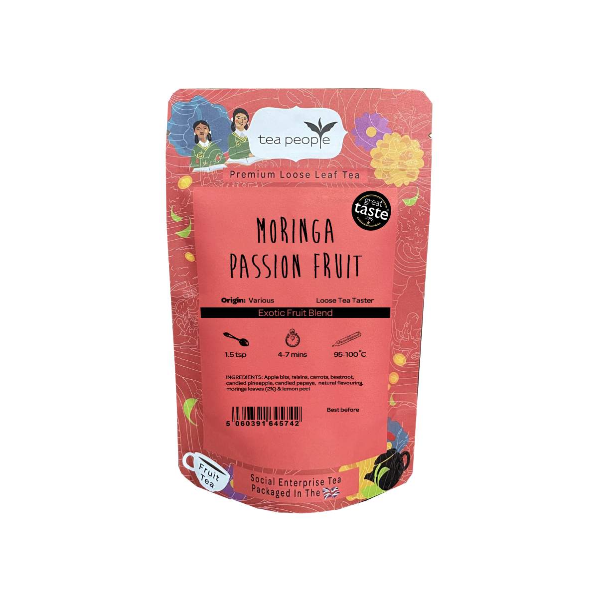 Moringa Passion Fruit - Loose Fruit Tea - Loose Tea Taster Pack