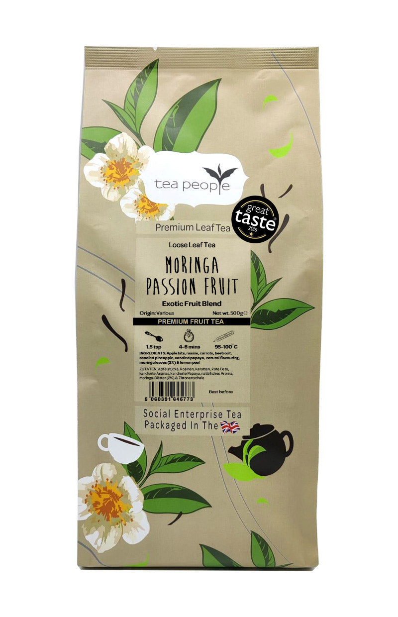 Moringa Passion Fruit - Loose Fruit Tea - 500g Small Catering Pack