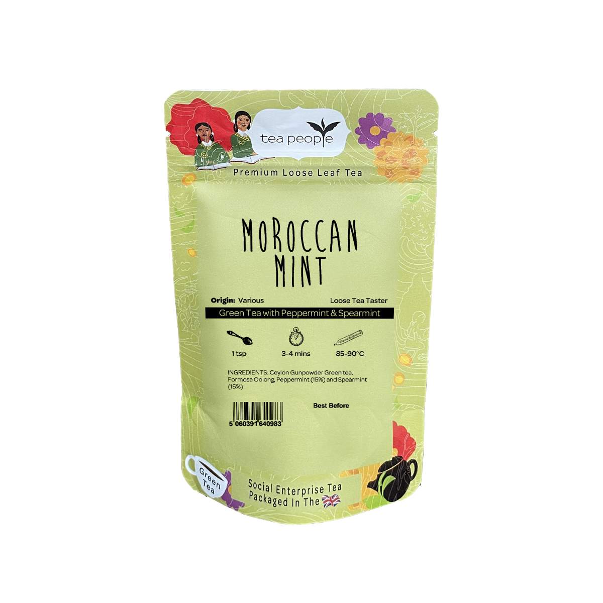 Moroccan Mint - Loose Green Tea - Loose tea Taster pack