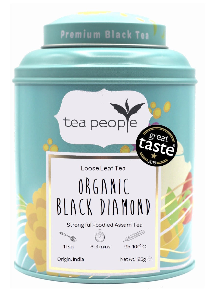 Organic Black Diamond - Loose Black Tea - 125g Tin Caddy