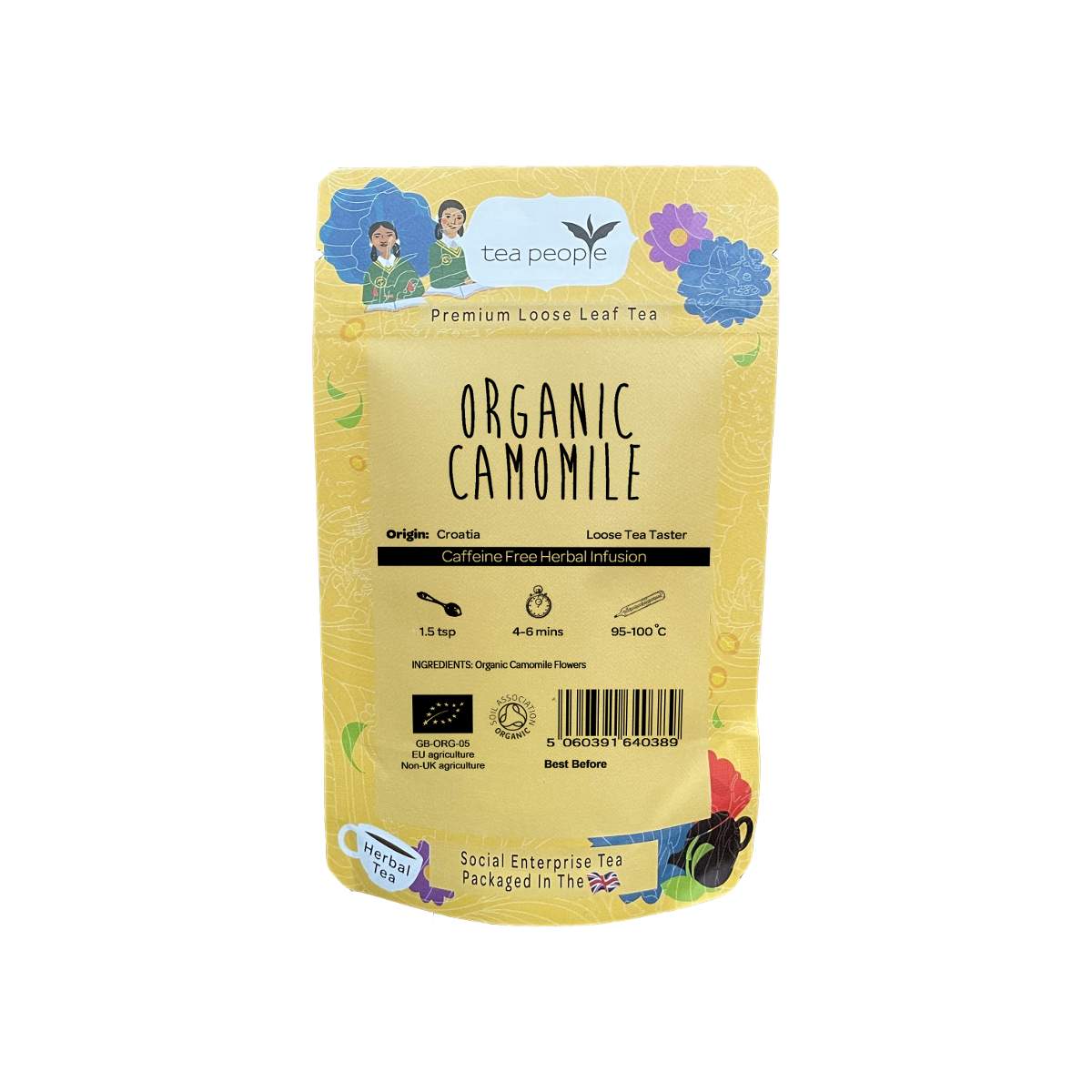 Organic Camomile - Loose Herbal Tea - Loose tea Taster Pack