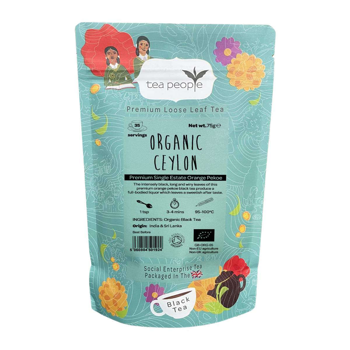 Organic Ceylon - Loose Black Tea - 60g Retail Pack