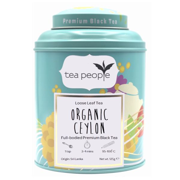 Organic Ceylon - Loose Black Tea - 100g Tin Caddy