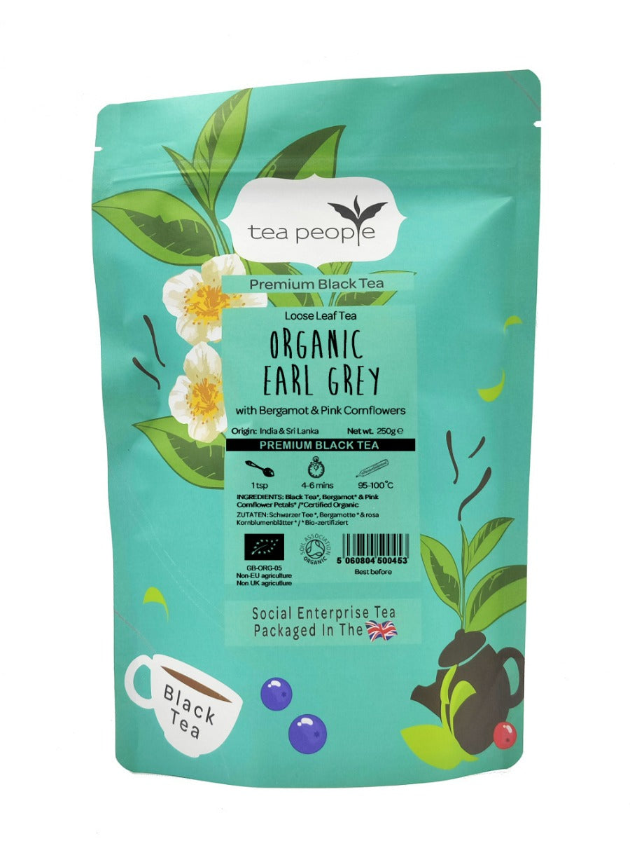 Organic Earl Grey - Loose Black Tea - 250g Refill Pack
