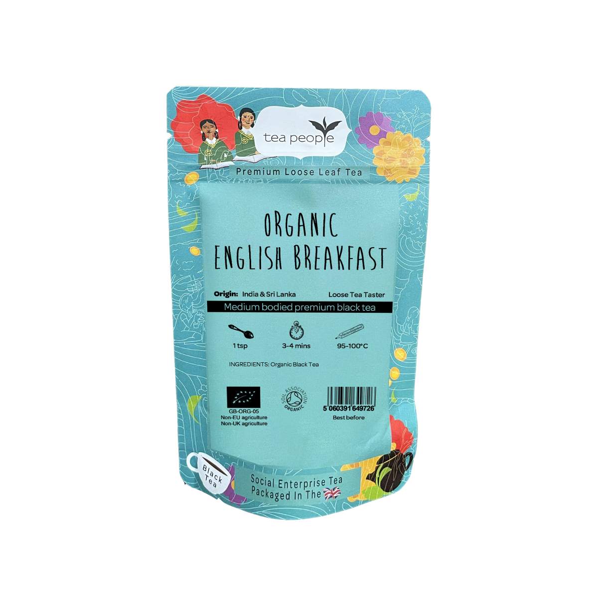 Organic English Breakfast - Loose Black Tea - Loose Leaf Tea Taster Pack