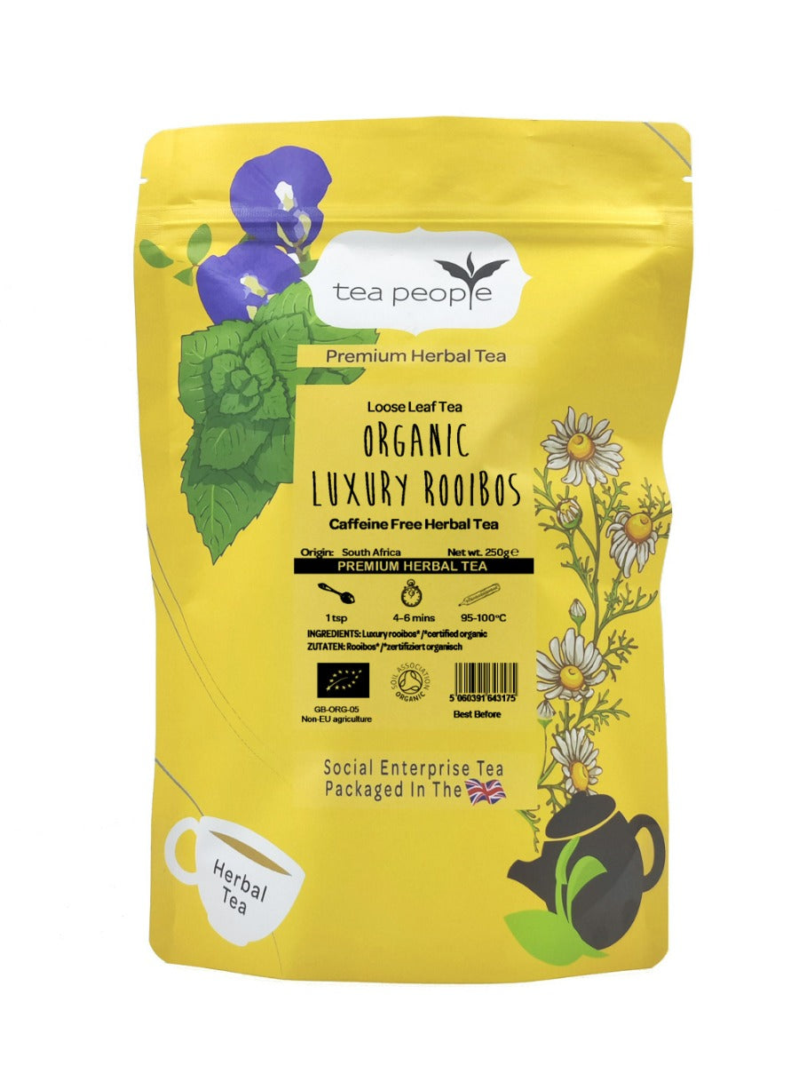 Organic Luxury Rooibos - Loose Herbal Tea - 250g Refill Pack