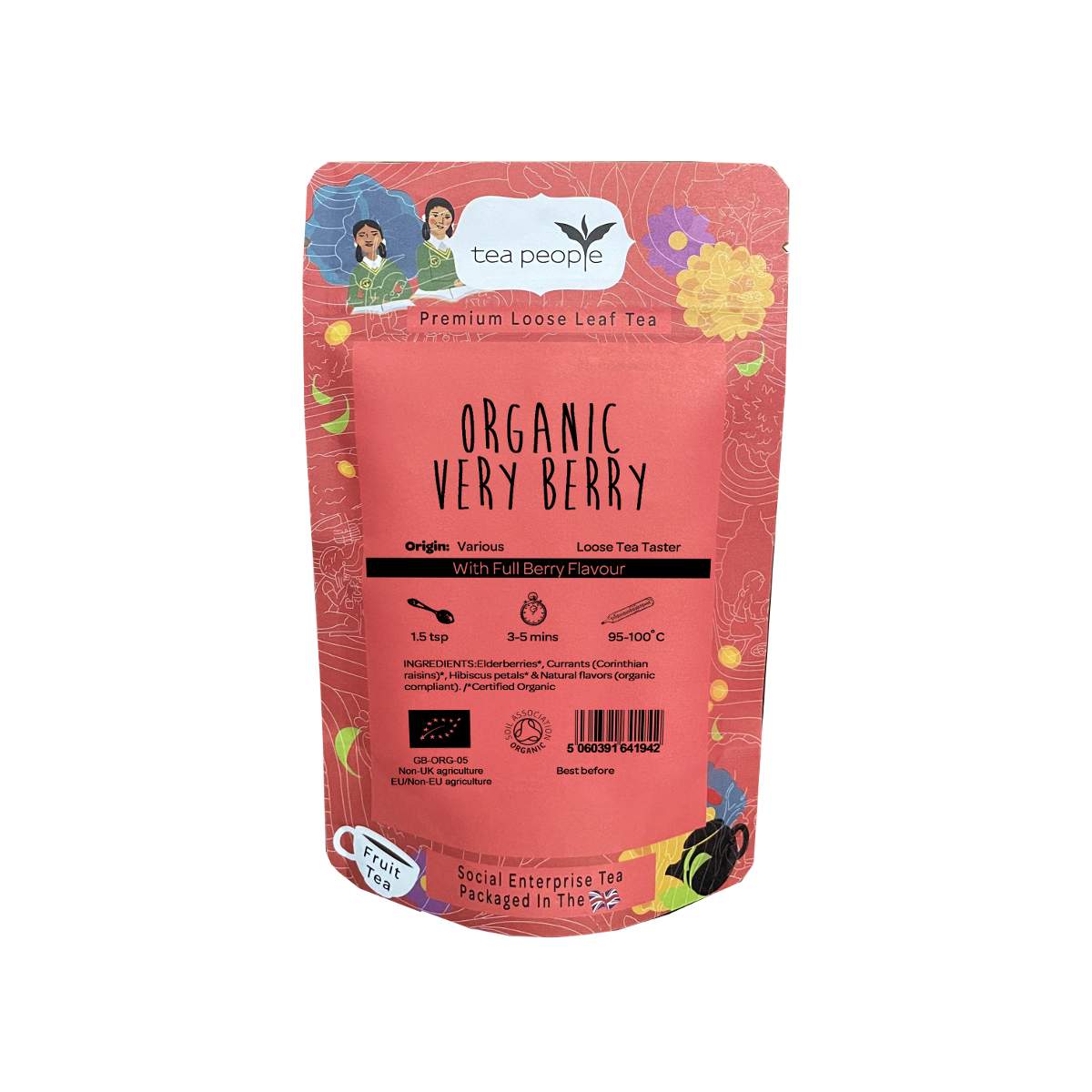 Organic Very Berry - Loose Fruit Tea - Loose Tea Taster Pack