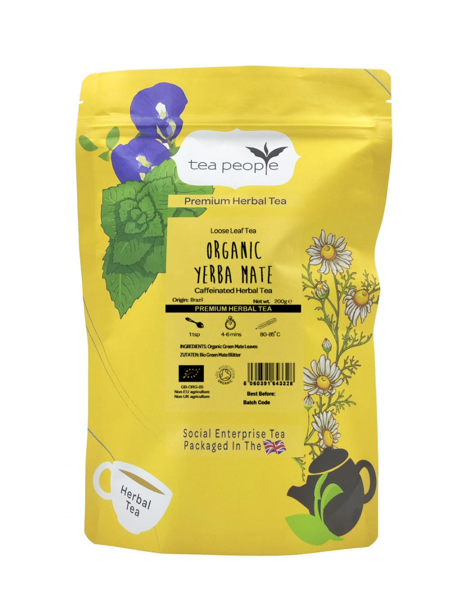Organic Yerba Mate - Loose Tea Leaves - 200g Refill Pack