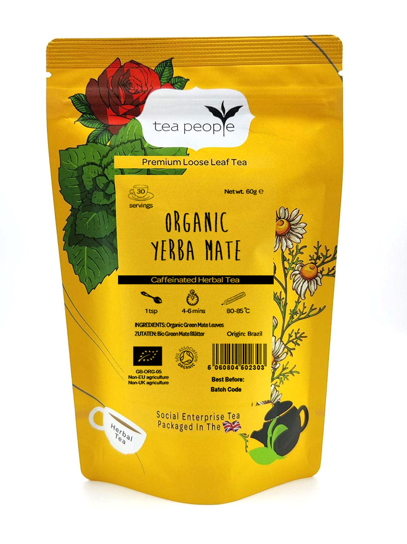 Organic Yerba Mate - Loose Tea Leaves - 60g Retail Pack