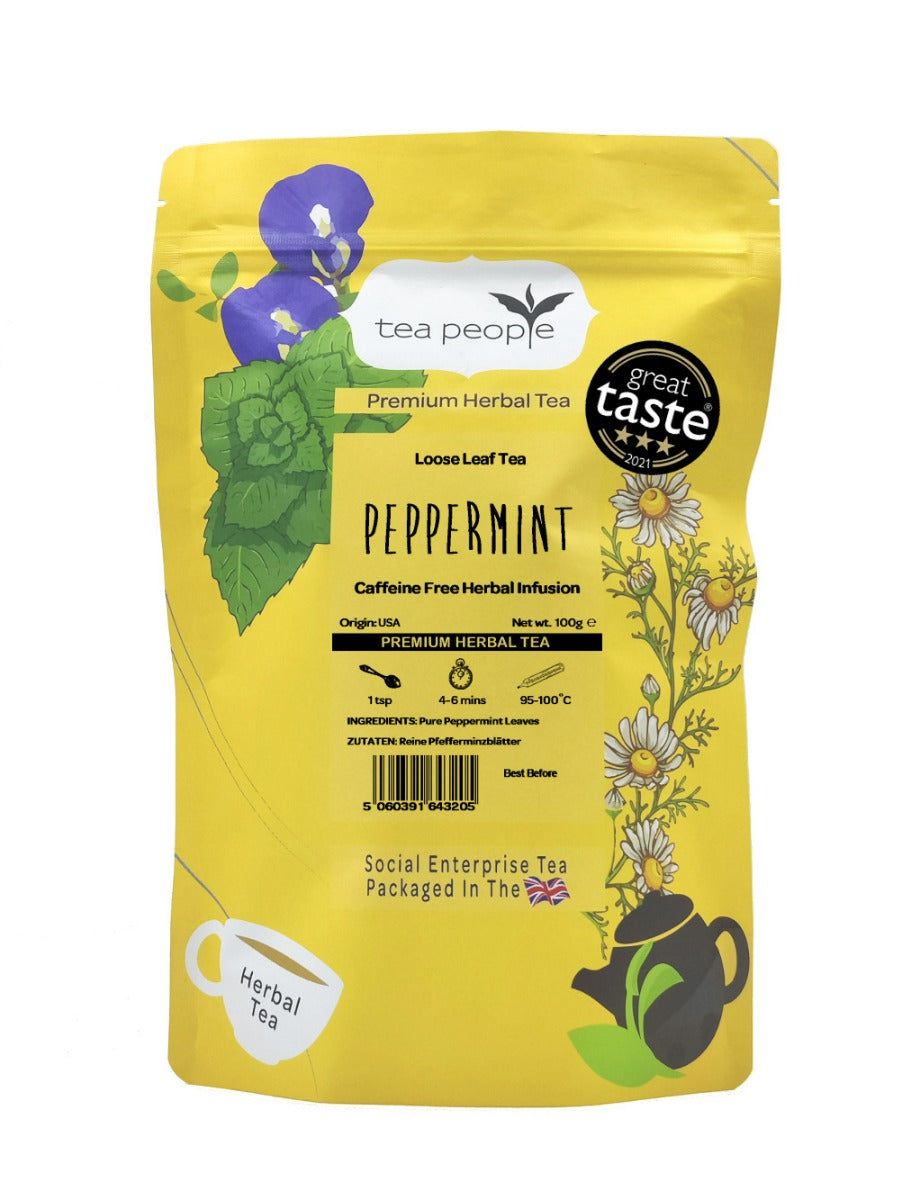 Peppermint - Loose Herbal Tea - 125g Refill Pack