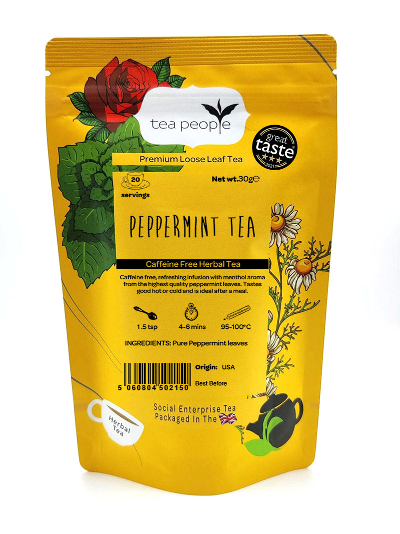 Peppermint - Loose Herbal Tea - 40g Retail Pack