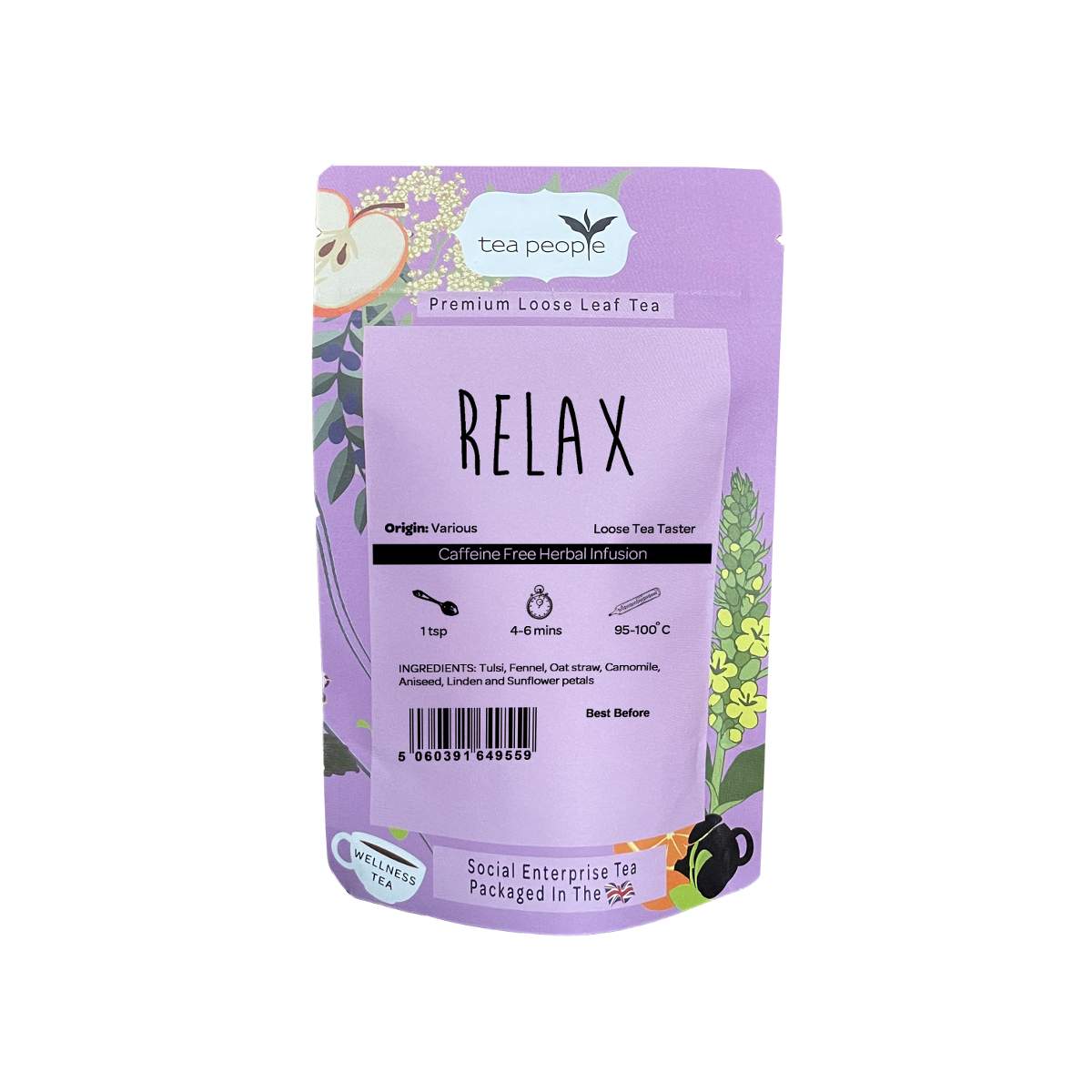 Relax - Loose Wellness Tea - Loose Tea Taster Pack