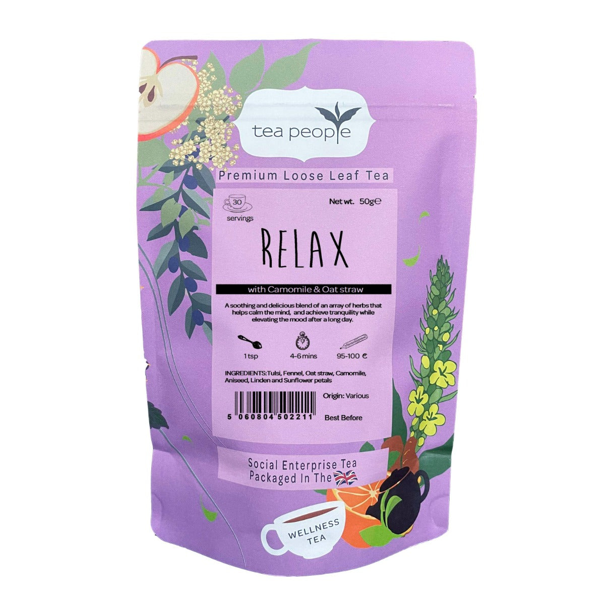 Relax - Loose Wellness Tea - 50g Retail Pack