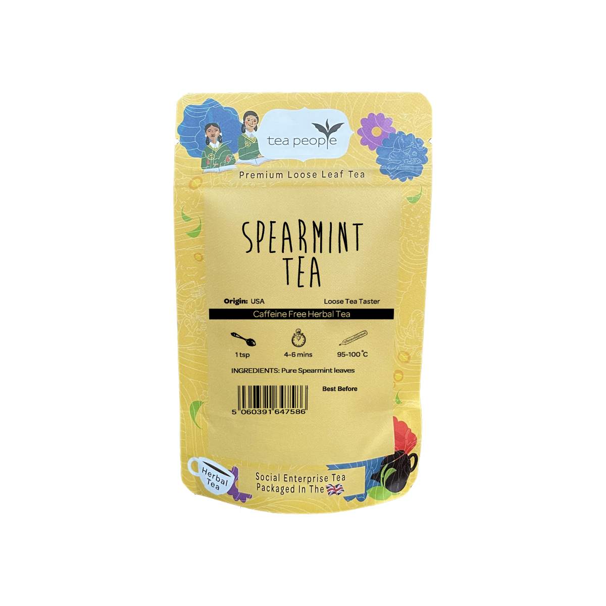 Spearmint Tea - Loose Herbal Tea - Loose Tea Taster Pack