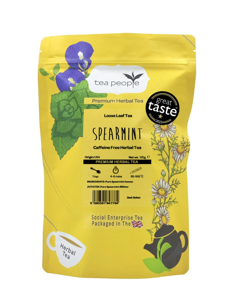 Spearmint Tea - Loose Herbal Tea - 125g Refill Pack