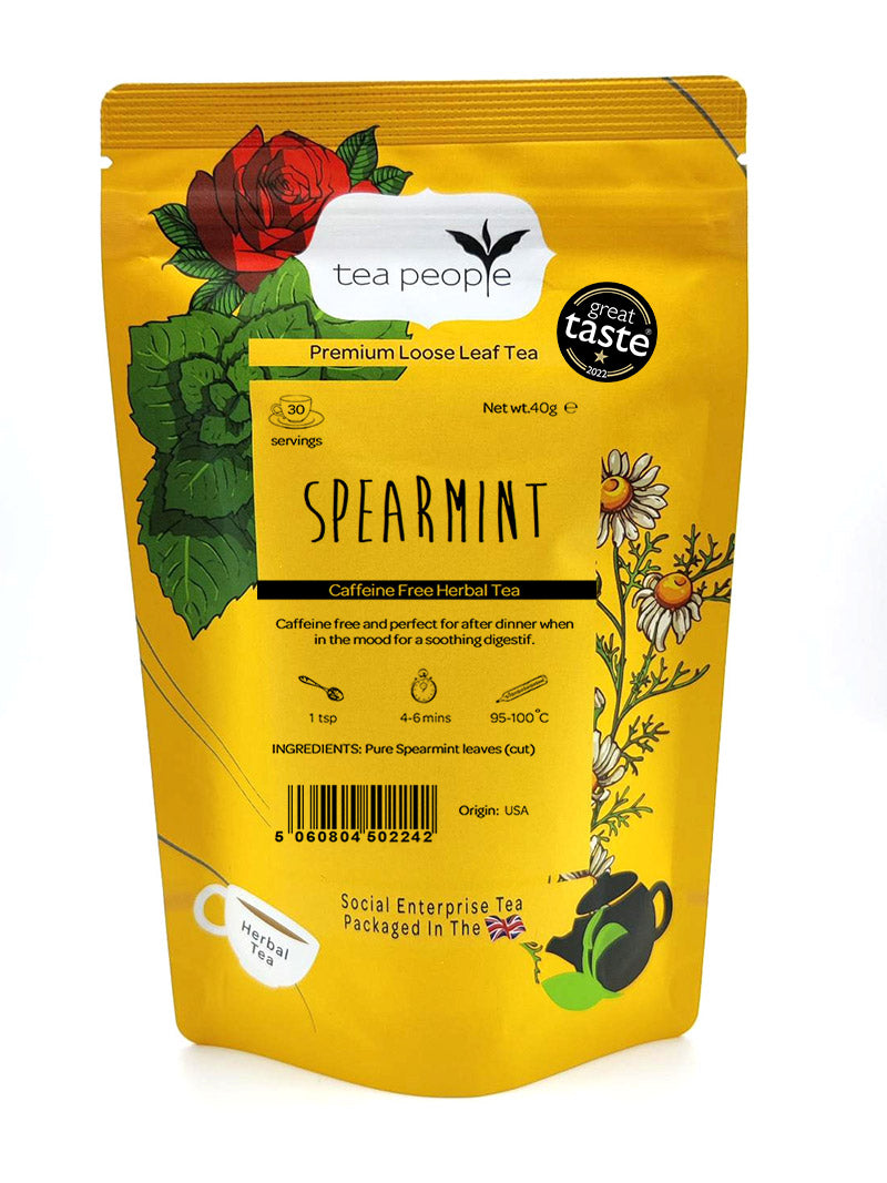 Spearmint Tea - Loose Herbal Tea - 40g Retail Pack