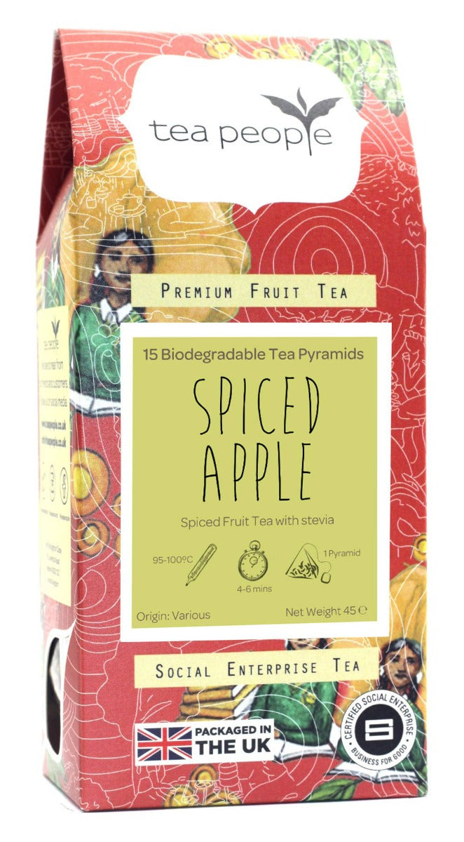Spiced Apple - Fruit Tea Pyramids - 15 Tea Pyramid Retail Pack