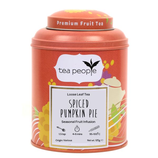 Spiced Pumpkin Pie - Loose Fruit Tea - 125g Tin Caddy