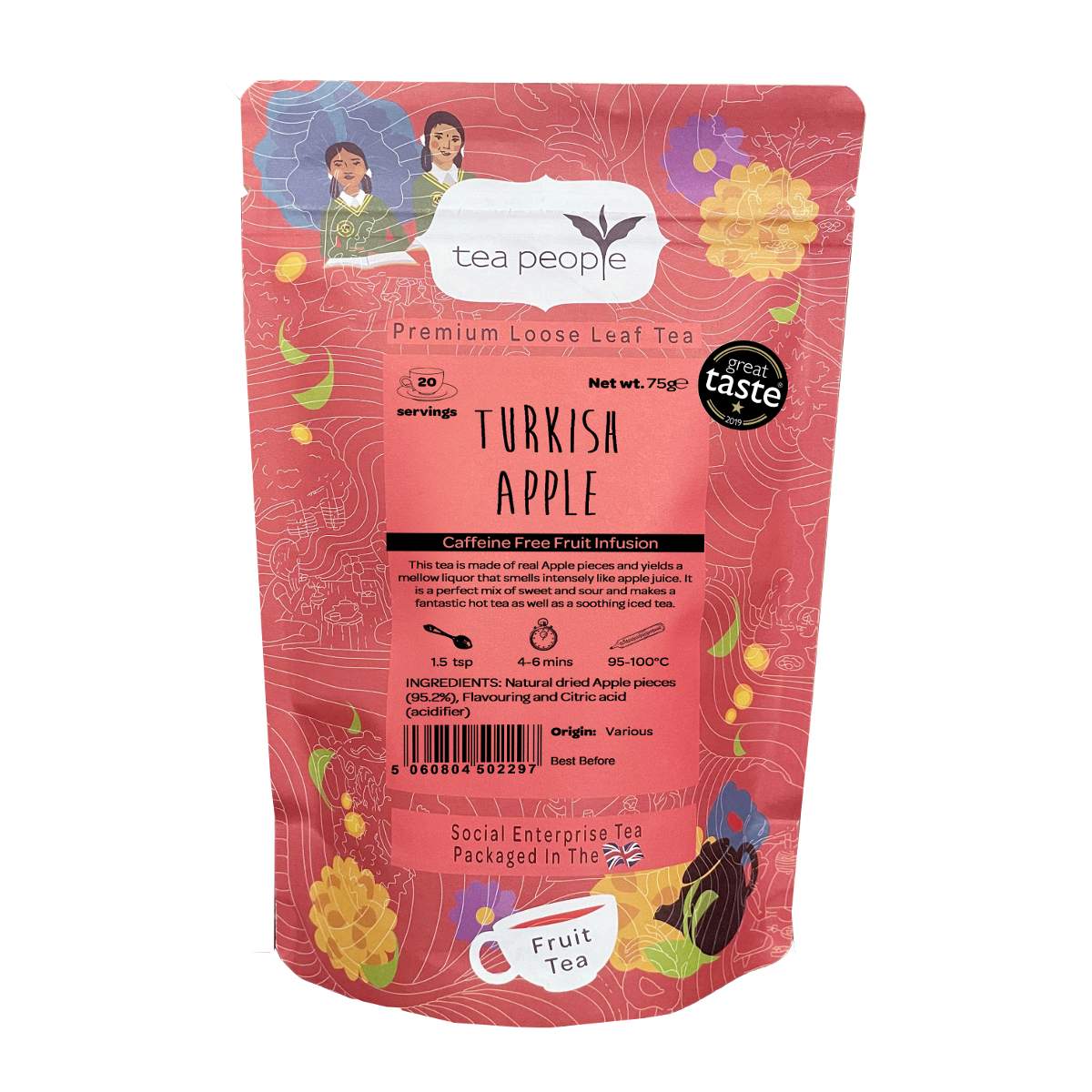 Turkish Apple - Loose Fruit Tea - 75g Retail Pack