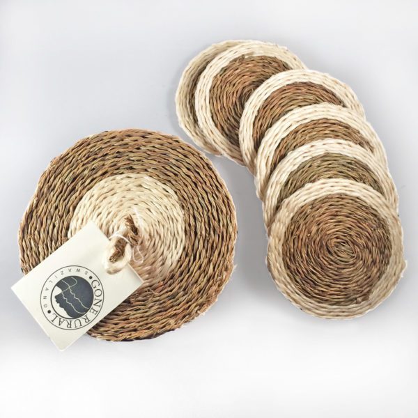 Woven Coasters - 6 Piece Gift Sets