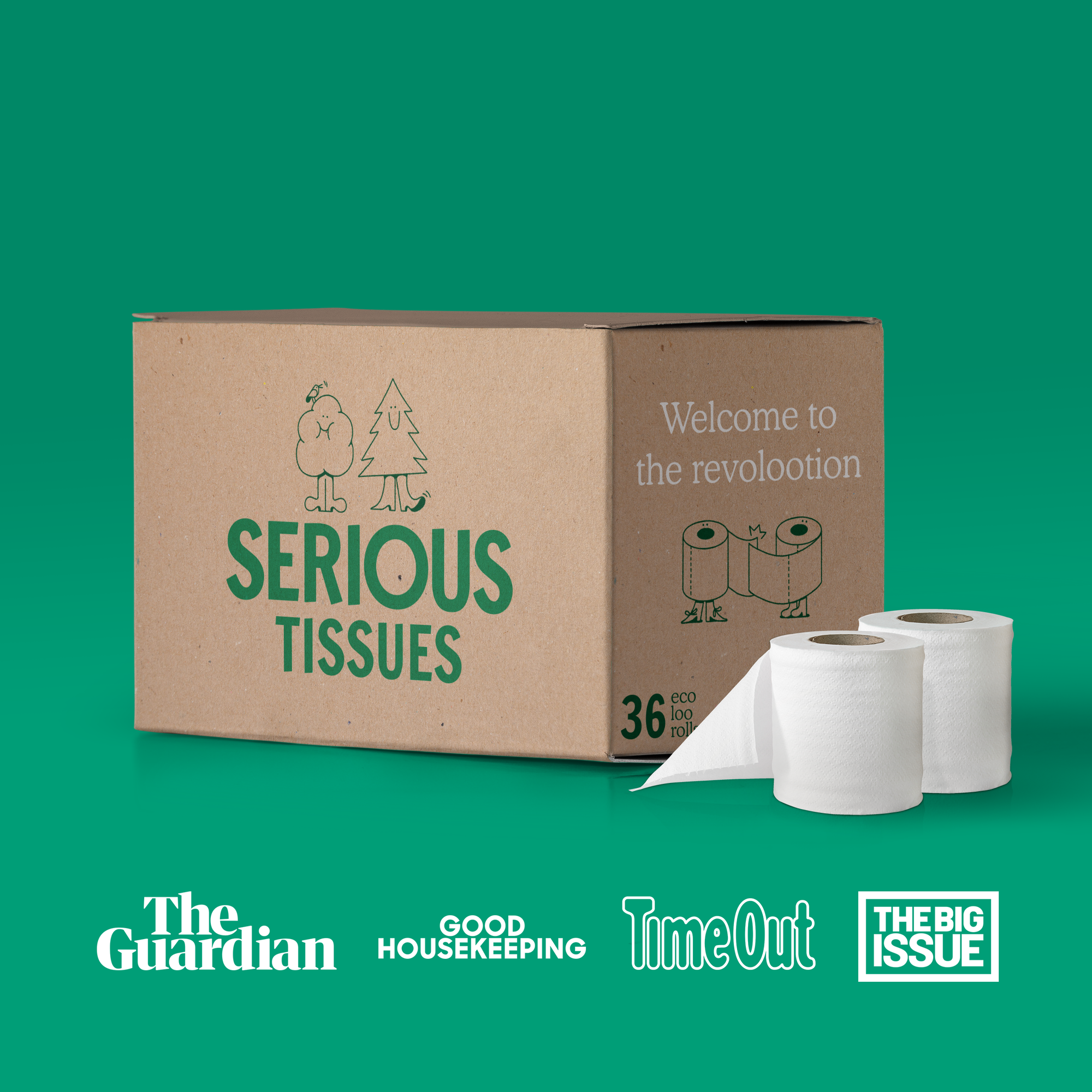 Carbon Neutral, Uk-made, Sustainable Toilet Roll - 36