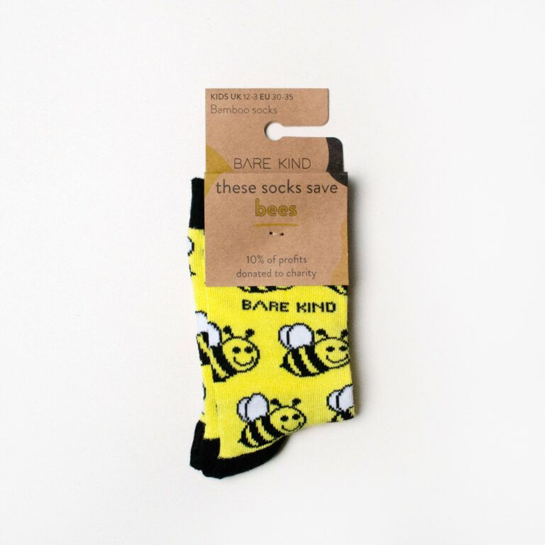 Save The Bees Bamboo Socks For Kids