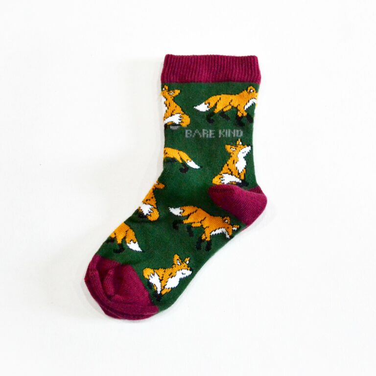 Save The Foxes Bamboo Socks For Kids