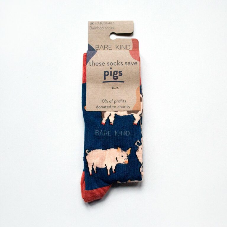 Save The Pigs Bamboo Socks
