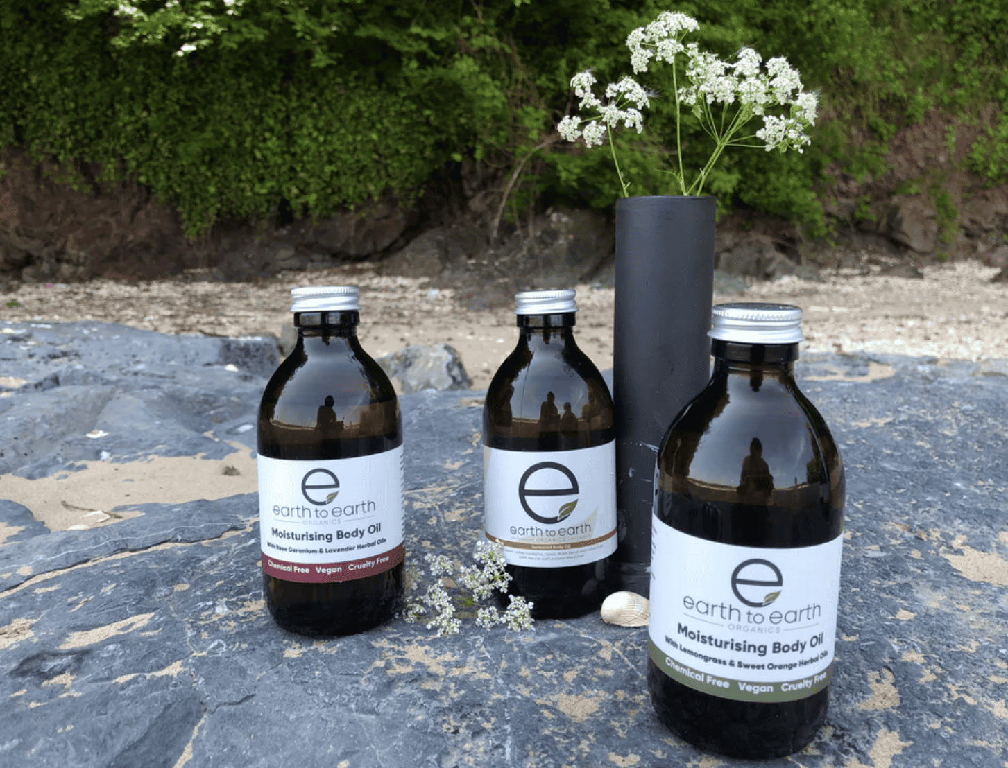 Eco Friendly Body Oil Set For Dry Skin (3 In 1)
