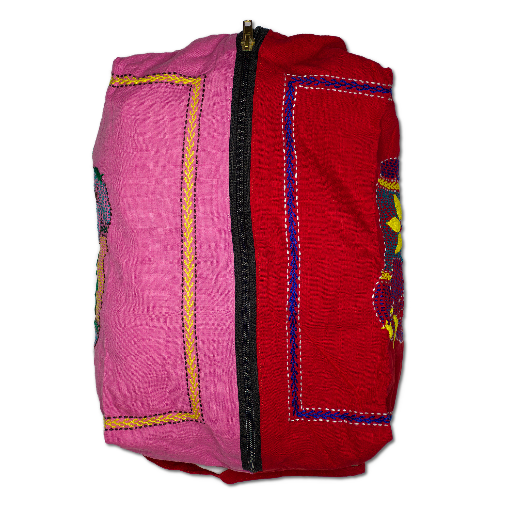 Pouch Bags - Dinajpur (elephant) Design - Sumi (Red) / Shopna (Pink)
