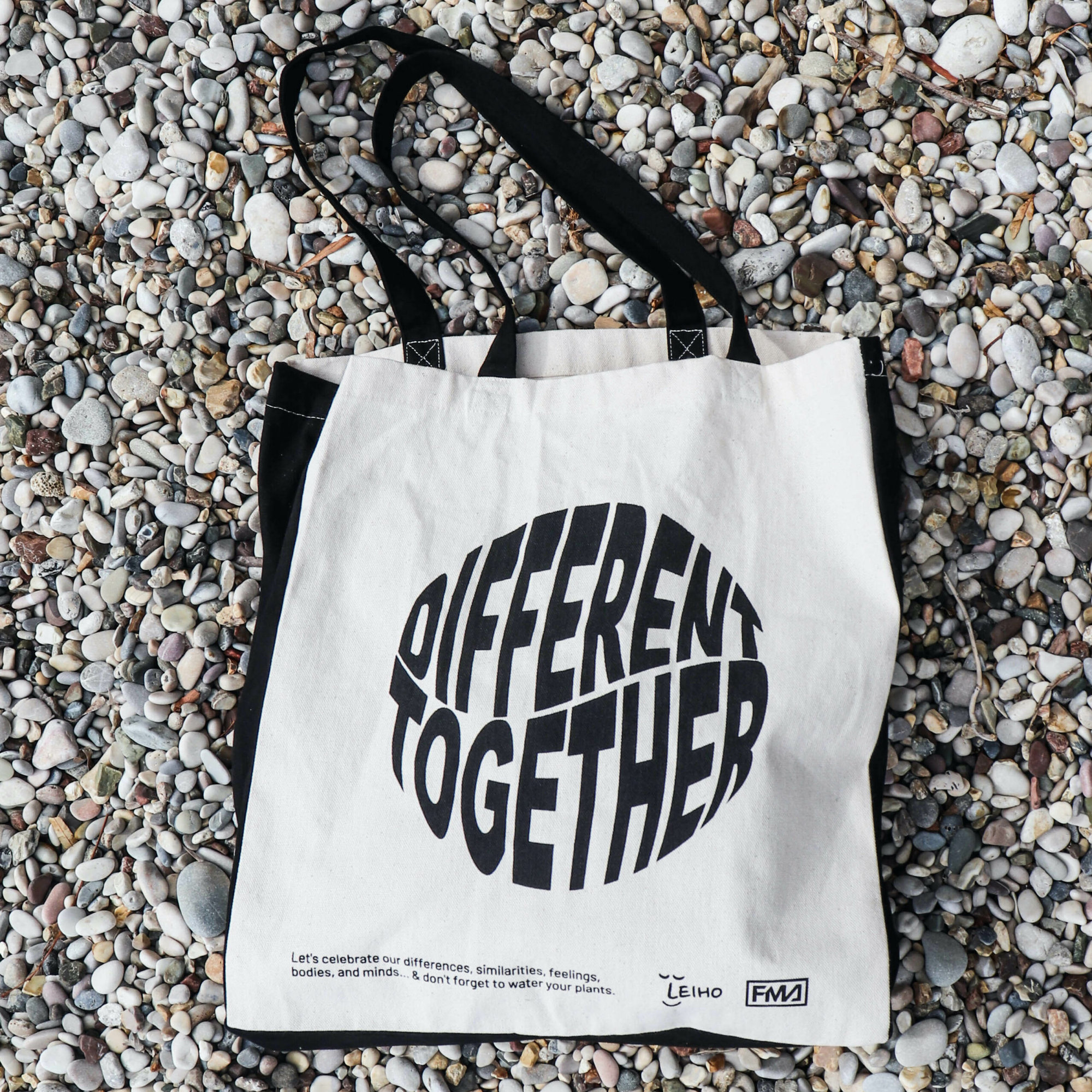 'different Together' Fair Trade Cotton Tote Bag