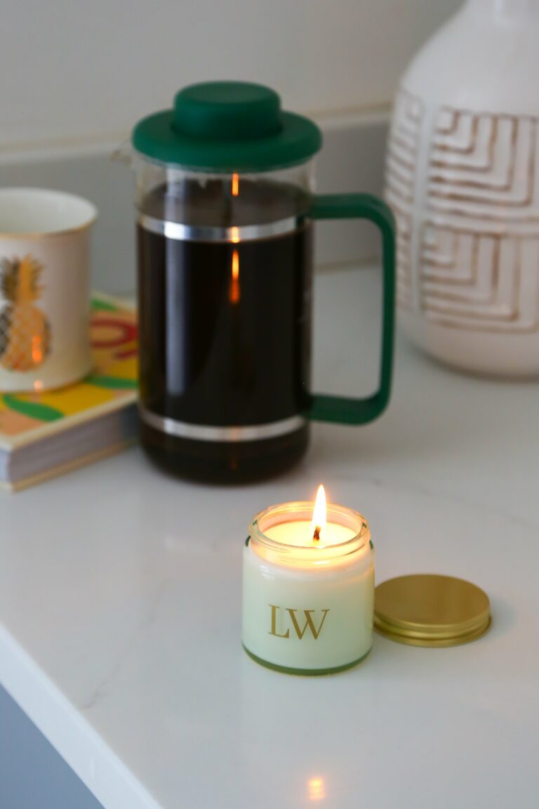 Lemon And Rosewood Votive Candle