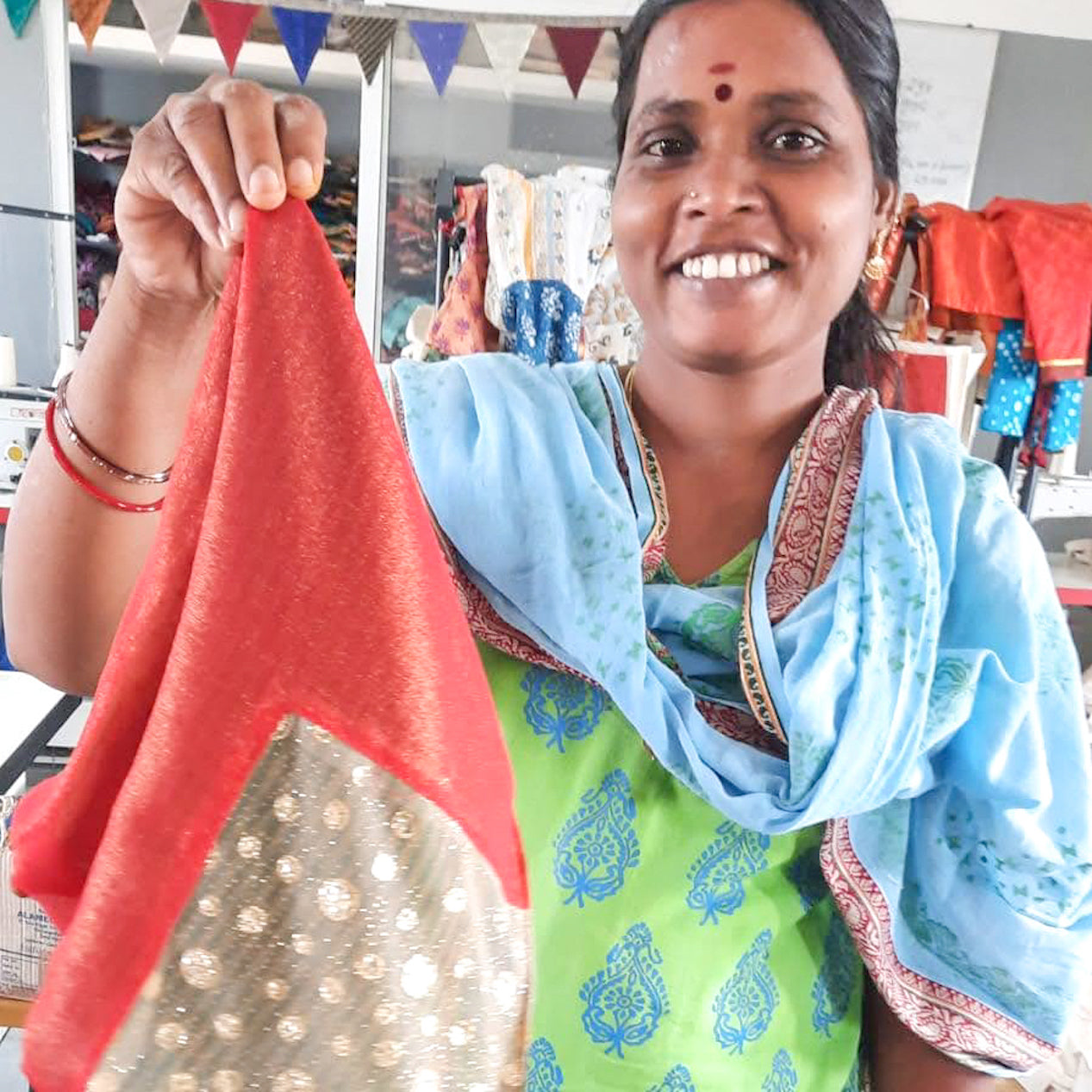 Reusable Sari Gift Wrap, Upcycled And Reversible