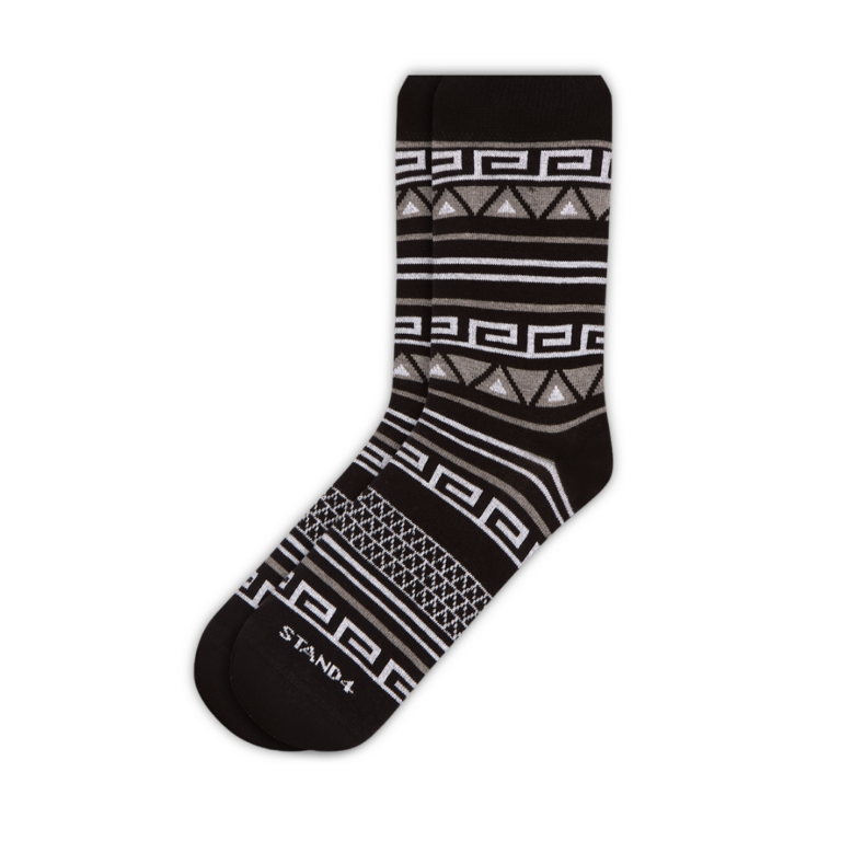 Aztec Black Sock