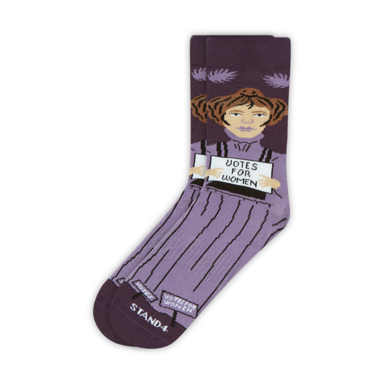 Emmeline Pankhurst Sock