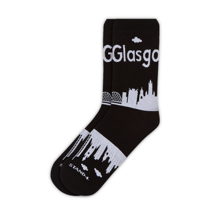 Glasgow Skyline Sock