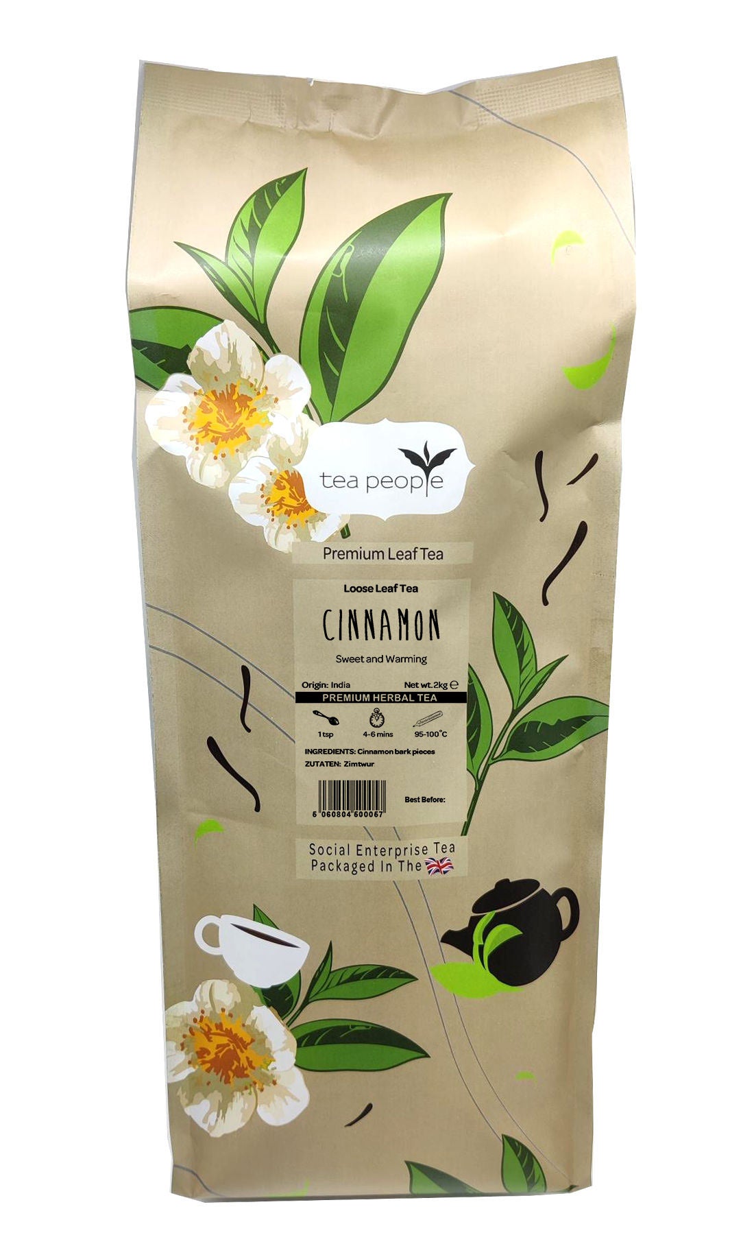 Cinnamon - Loose Herbal Tea - 2kg Large Catering Pack