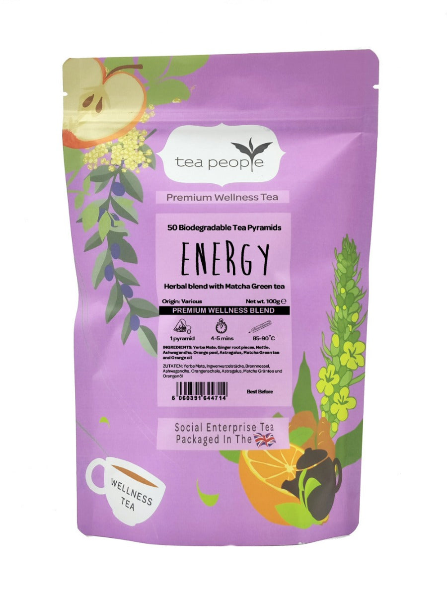 Energy - Wellness Tea Pyramids - 50 Pyramid Refill Pack