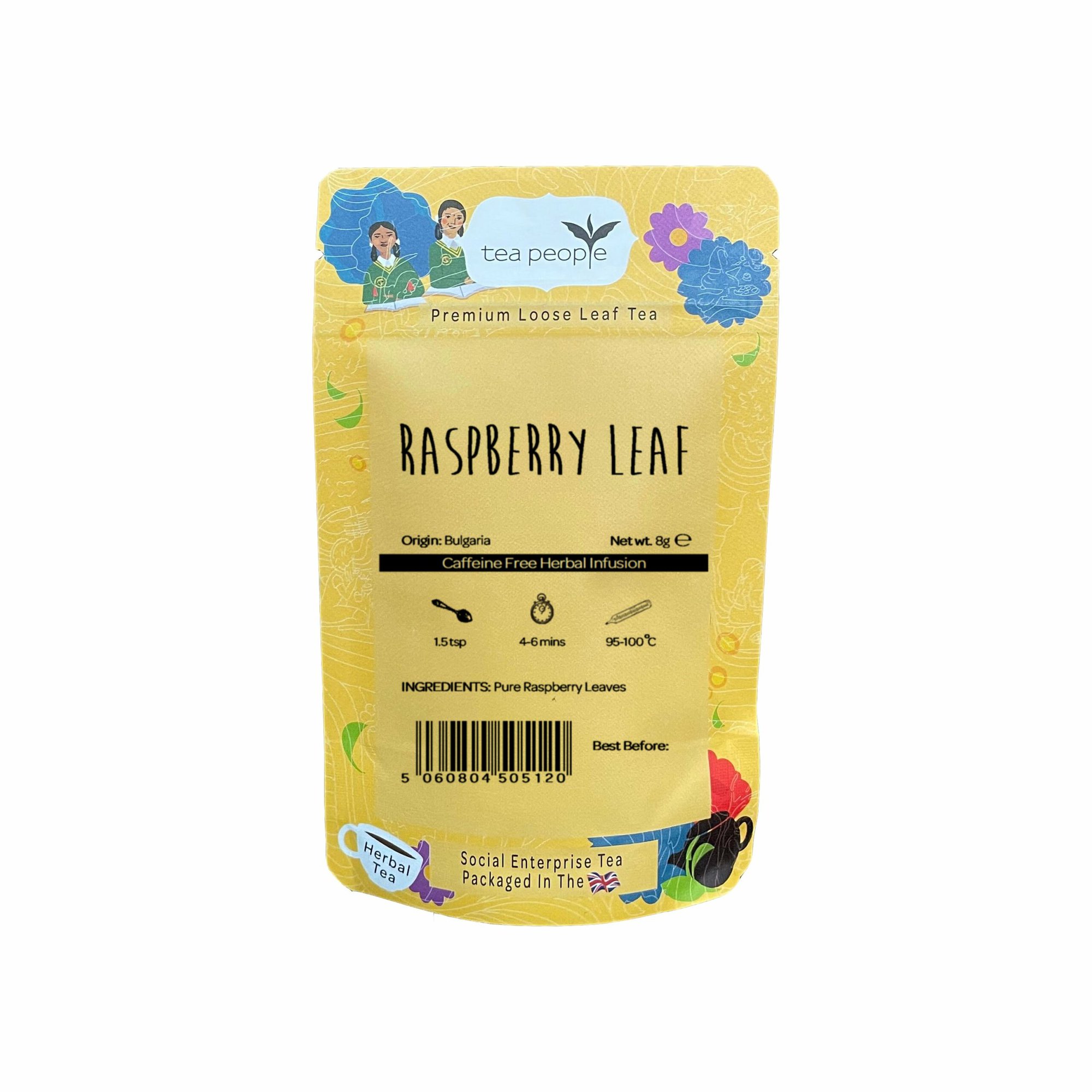 Raspberry Leaf Tea - Loose Herbal Tea - Loose Tea Taster Pack