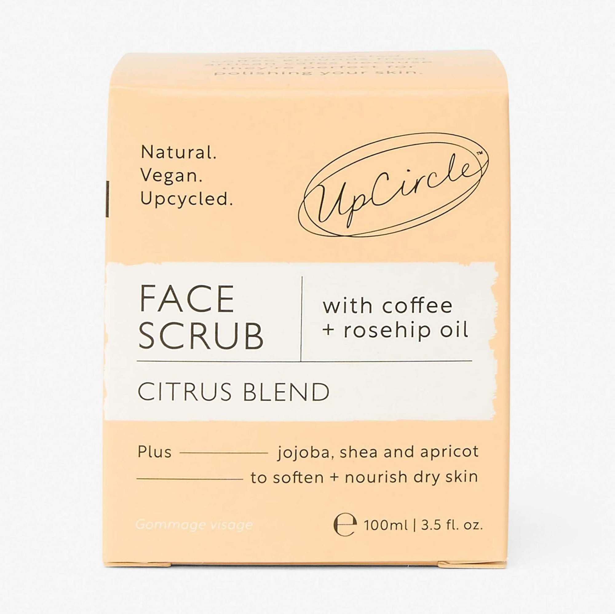 Natural Face Scrub – Citrus Blend For Dry Skin
