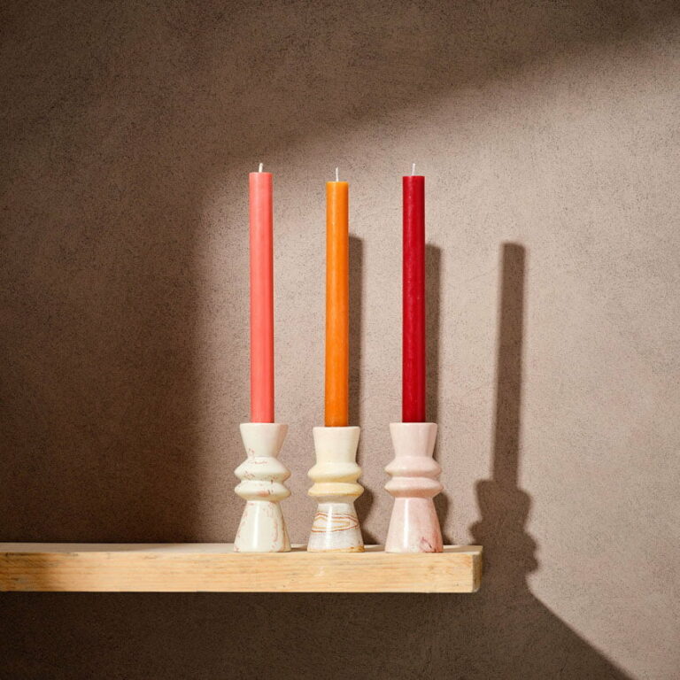 Soapstone Candle Holder