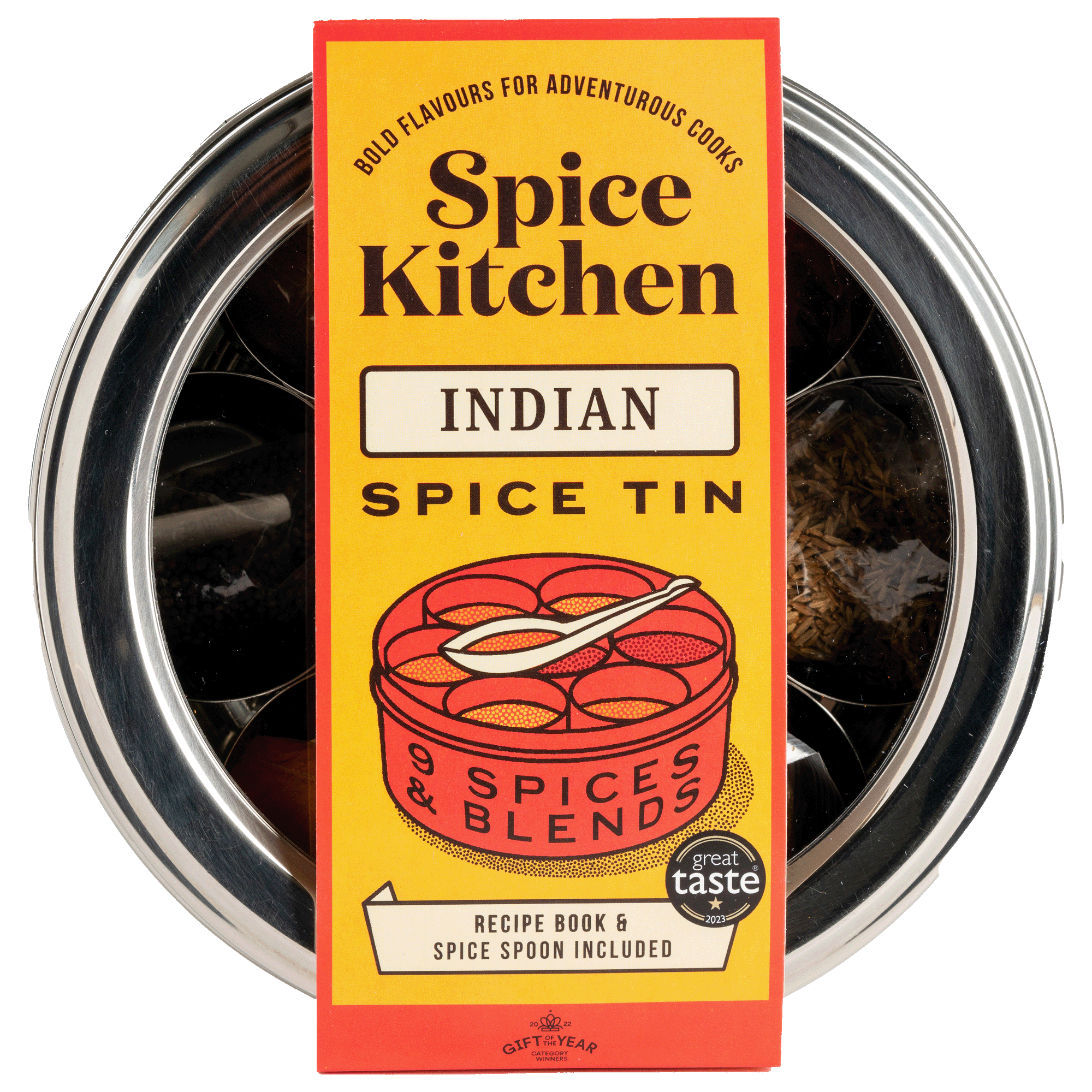 Indian Spice Tin With 9 Spices - Unwrapped