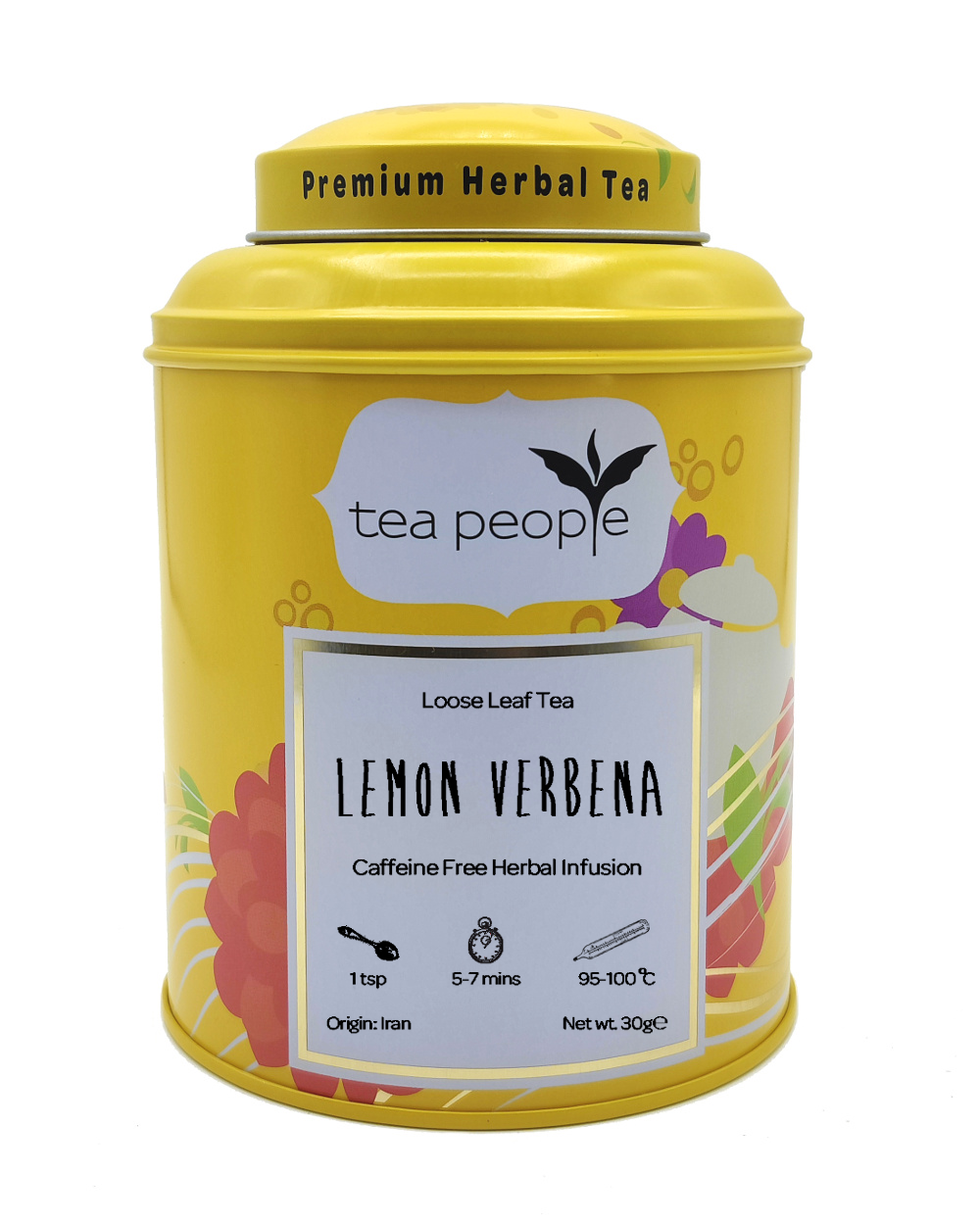 Lemon Verbena - Loose Herbal Tea - 30g Tin Caddy