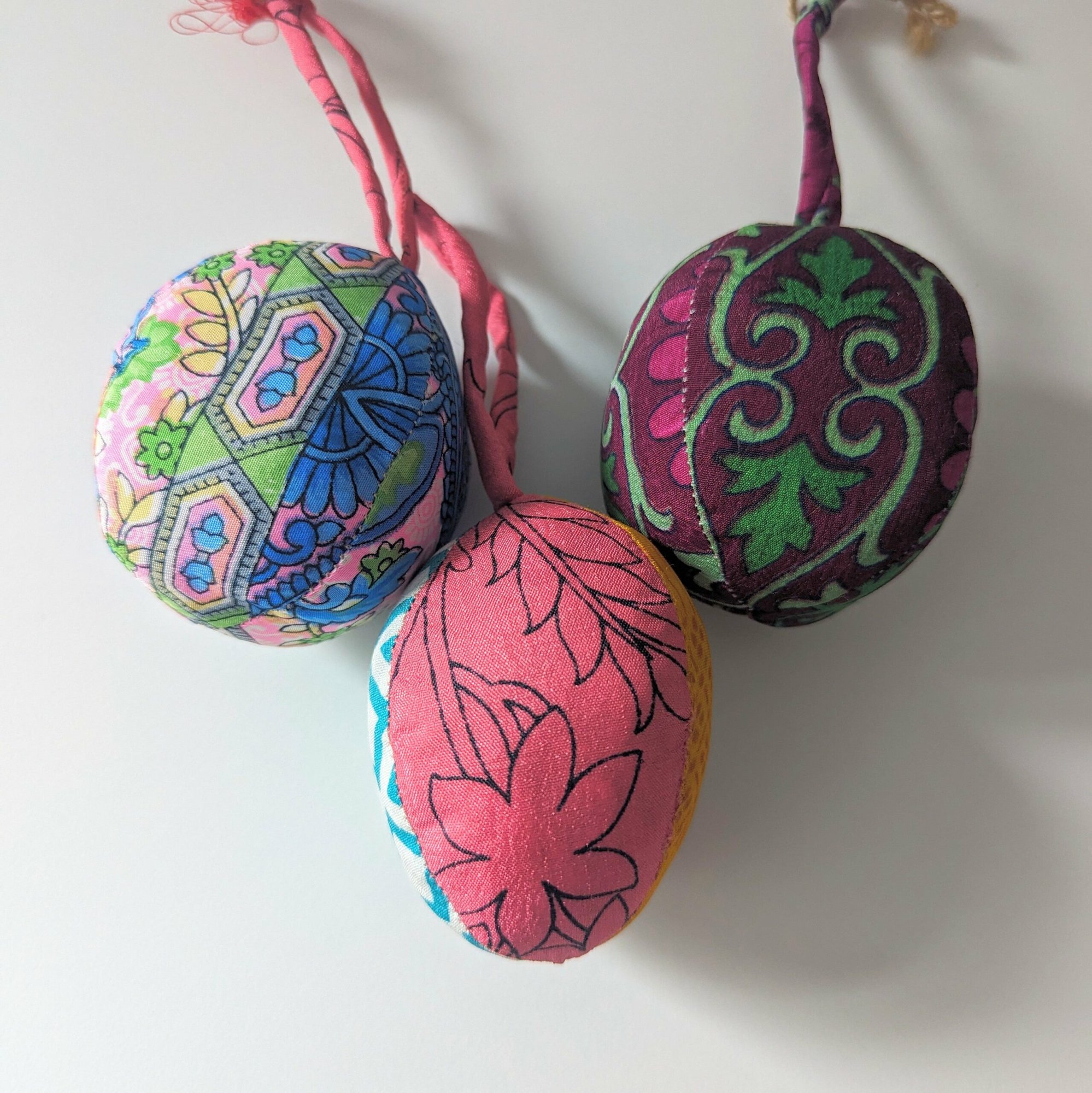 Hanging Egg Decorations 3 Pack - Multi